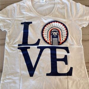 White Graphic Illinois T-Shirt